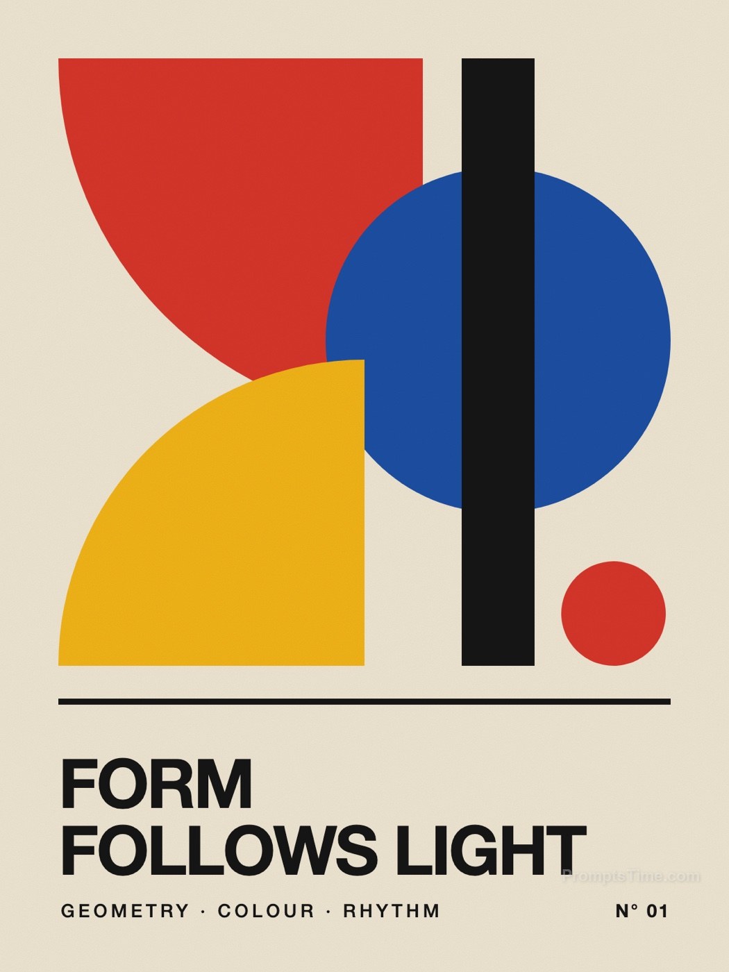 Bauhaus Geometric Poster Series