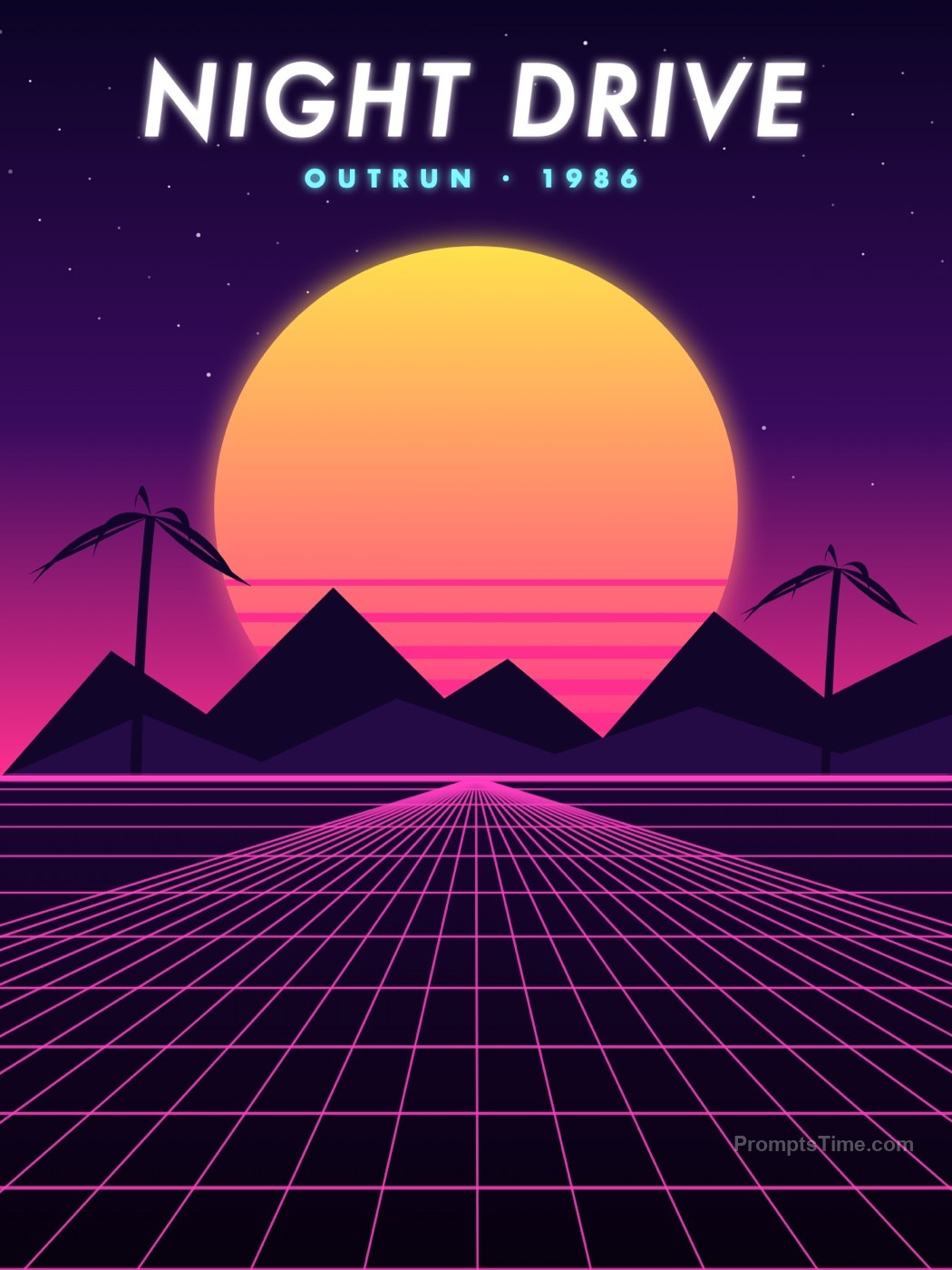 Retro Synthwave Posters
