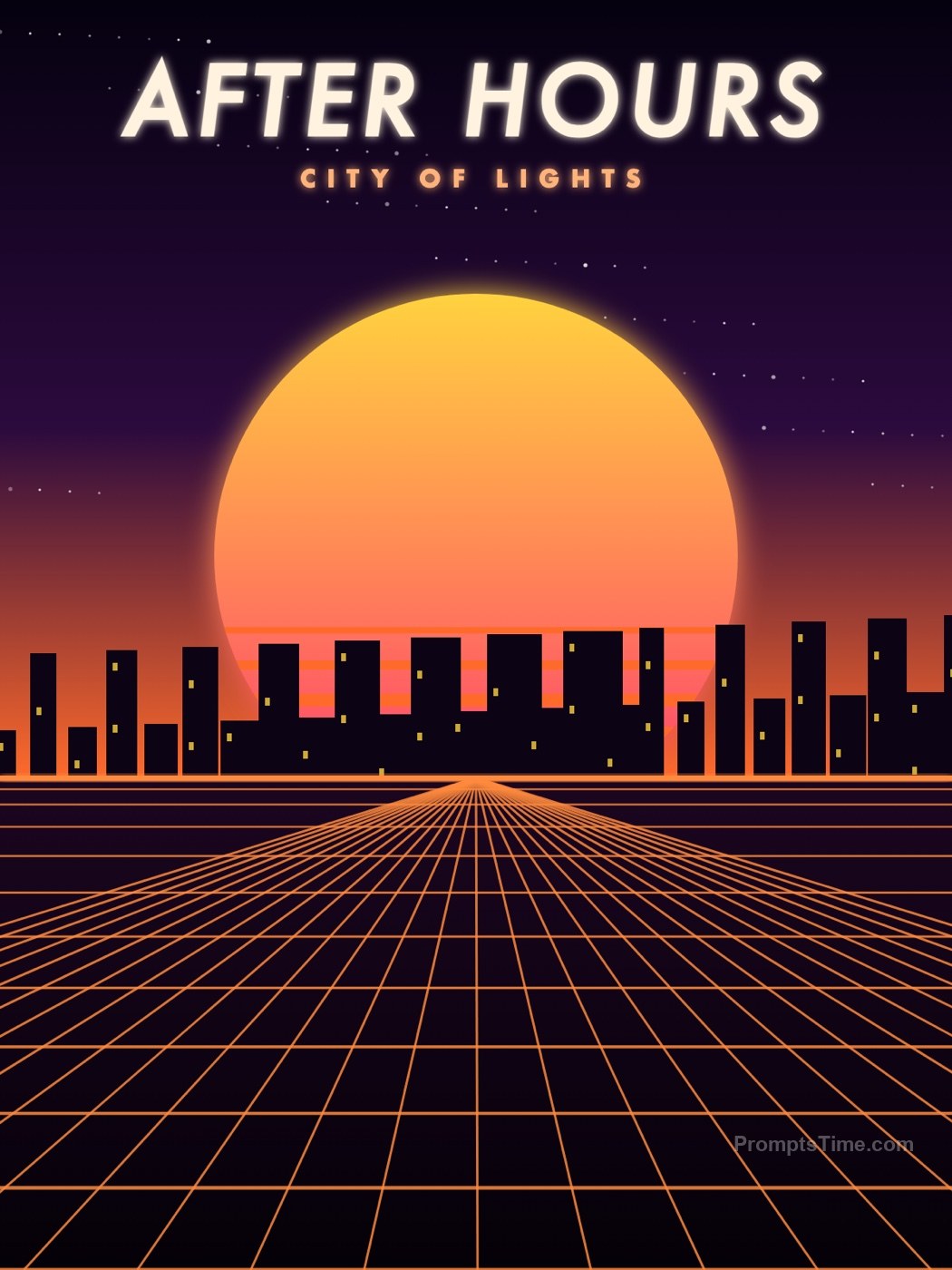 After Hours — AI-generated variation made with Claude (SVG)